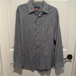 3/$36 Blue check button down